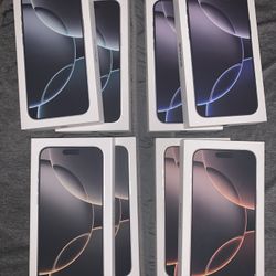 Apple iPhone 16 Pro Max New $1275 EACH Unlocked With Apple Receipt I Can Bring It To You 