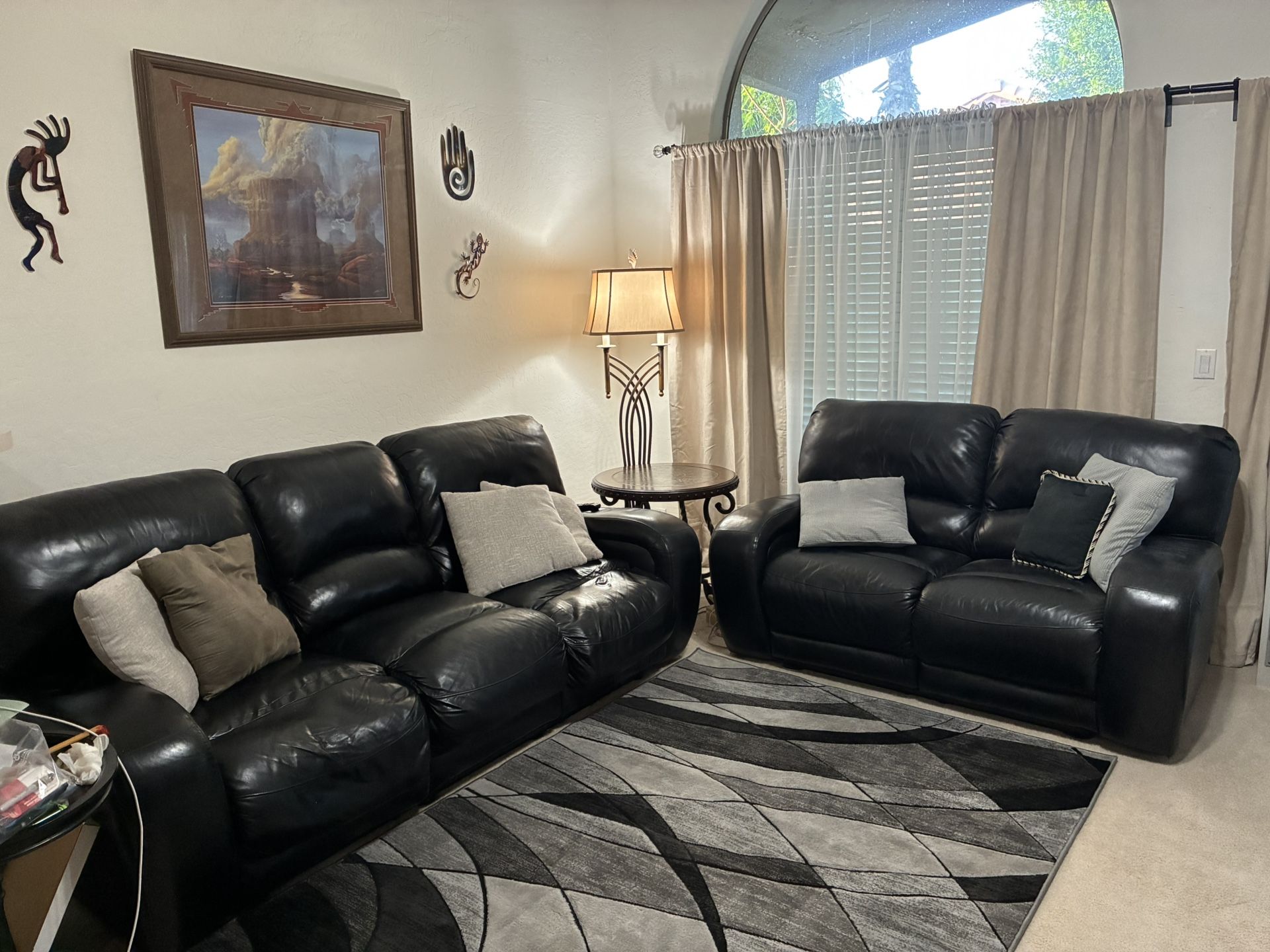 Sofa, Loveseat With 4 Incliner Seats