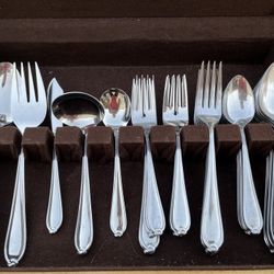 Utensil Flatware Stainless Service For 12