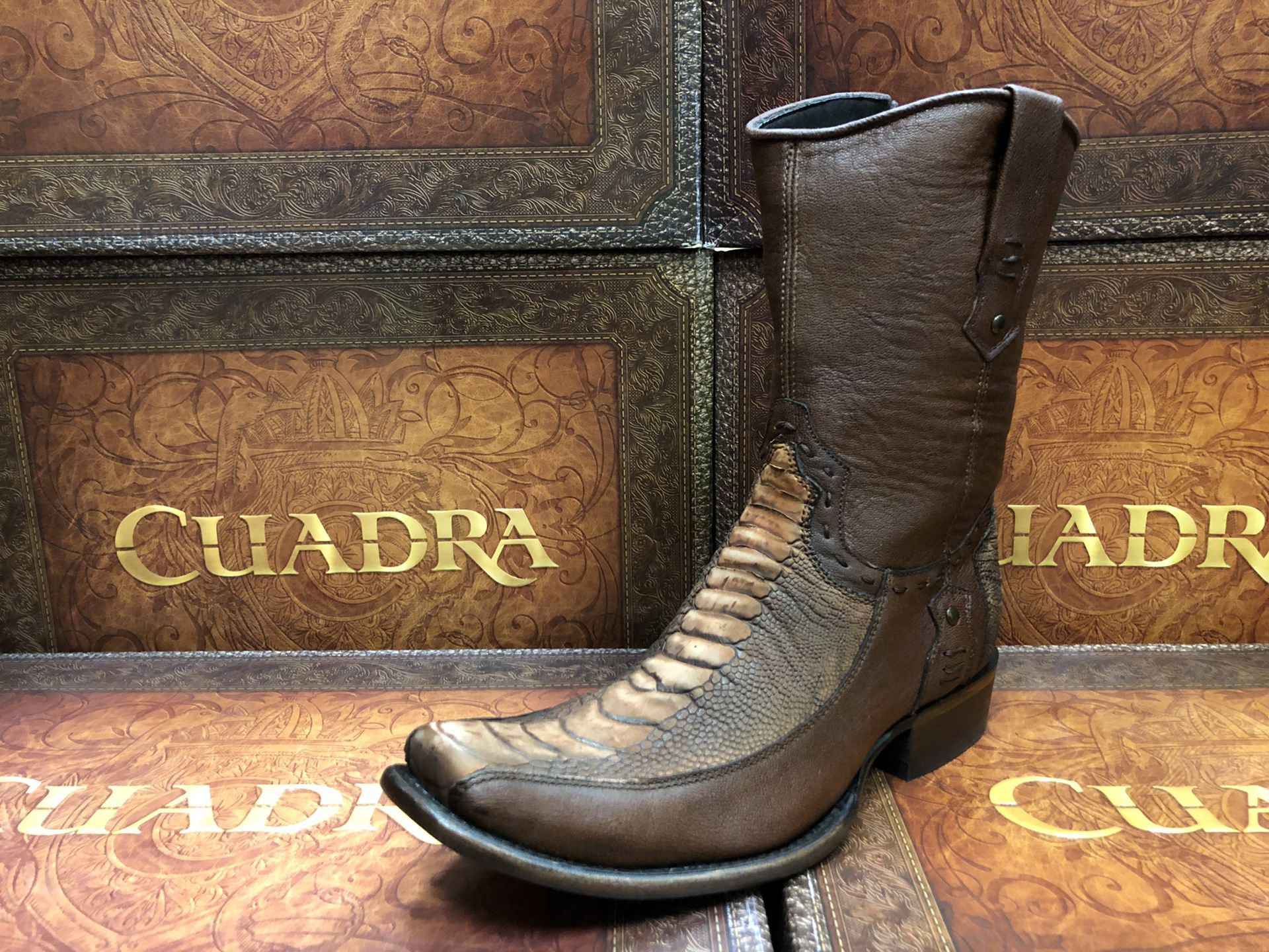 Cuadra Boots Para Avestruz Fango size 8 order any size!!) for Sale in Gate, CA - OfferUp