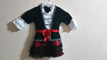 Pirate Costume Size 3-4t