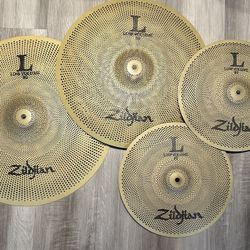 Zildjian L80 Set 13” Hi-hat, 18” Crash & 20” Ride
