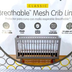BreathableBaby Breathable Mesh Baby Crib Liner