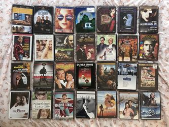 205 DVDS- Amazing Selection- Classics, Comedies, Thrillers, Art House, Television