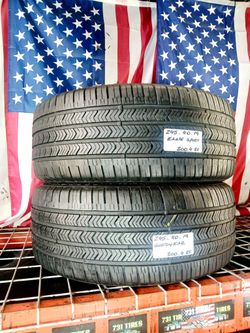 ✅ 2 Used Tires 245/40RF19 GOODYEAR EAGLE RUNONFLAT 245/40R19 ALL SEASON RUN FLAT 245 40 19
