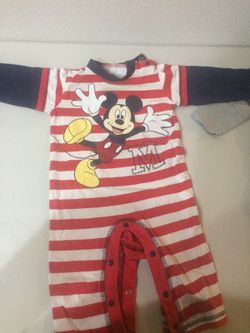 Carter's 9 months and Mickey 6 to 9 months and Gymboree 18 to 24 months boys