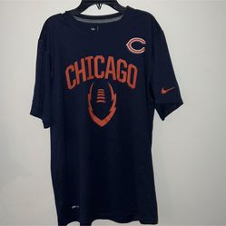 nike nfl dri-fit chicago bears shirt size M