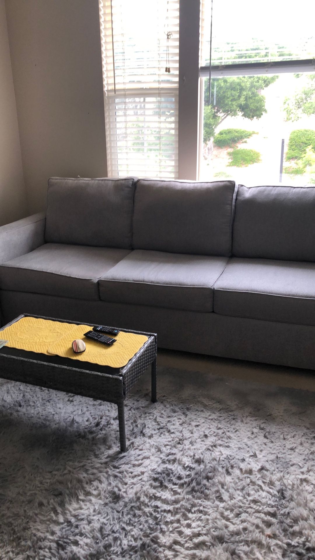Like Brand New 3 Seater Couch With Loveseat Grey