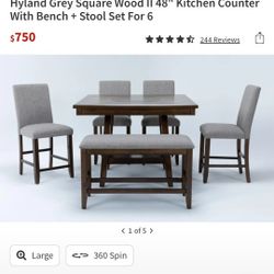 Living Spaces Dining Set 