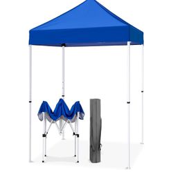 😀 EAGLE PEAK 5x5 Pop Up Canopy Tent Instant Outdoor Canopy Easy Set-up Straight Leg Folding Shelter