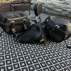 Harley Davidson Seat, Bags And Backrest 