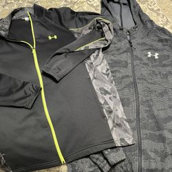 Mens Size Large Under Armour Jacket Lot