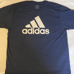 Adidas Navy Tshirt 2XL