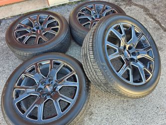 22" gmc sierra factory wheels and tires