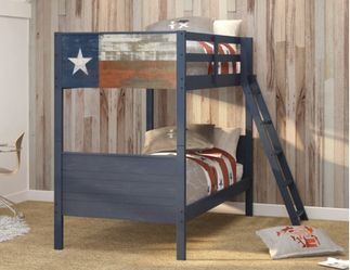 Lone star twin/twin bunk bed
