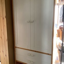 Ikea Tunhem Wood Shelf Cabinet Vintage for Sale in Arcadia CA