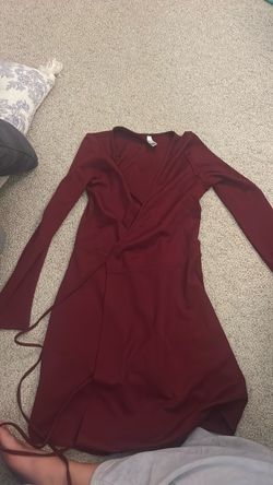 American apparel red dress