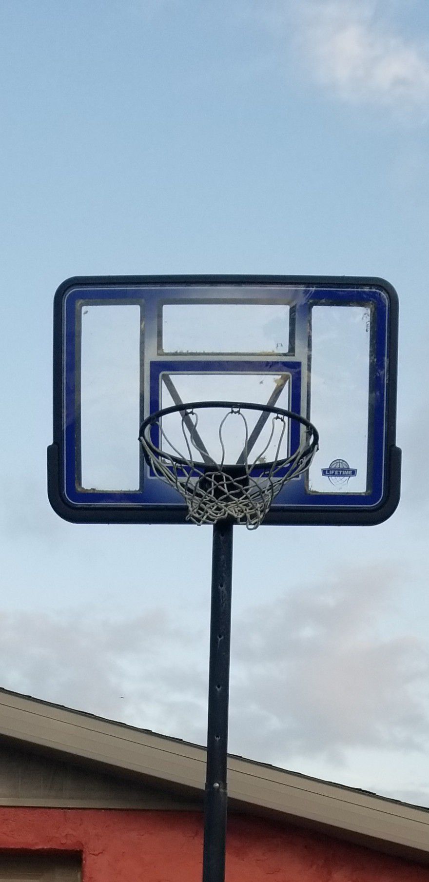 Basketball hoop 2 years old