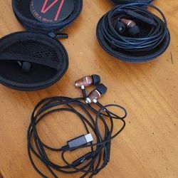 2 Pair - Symphonized AirTube, USBC HEADPHONES x2