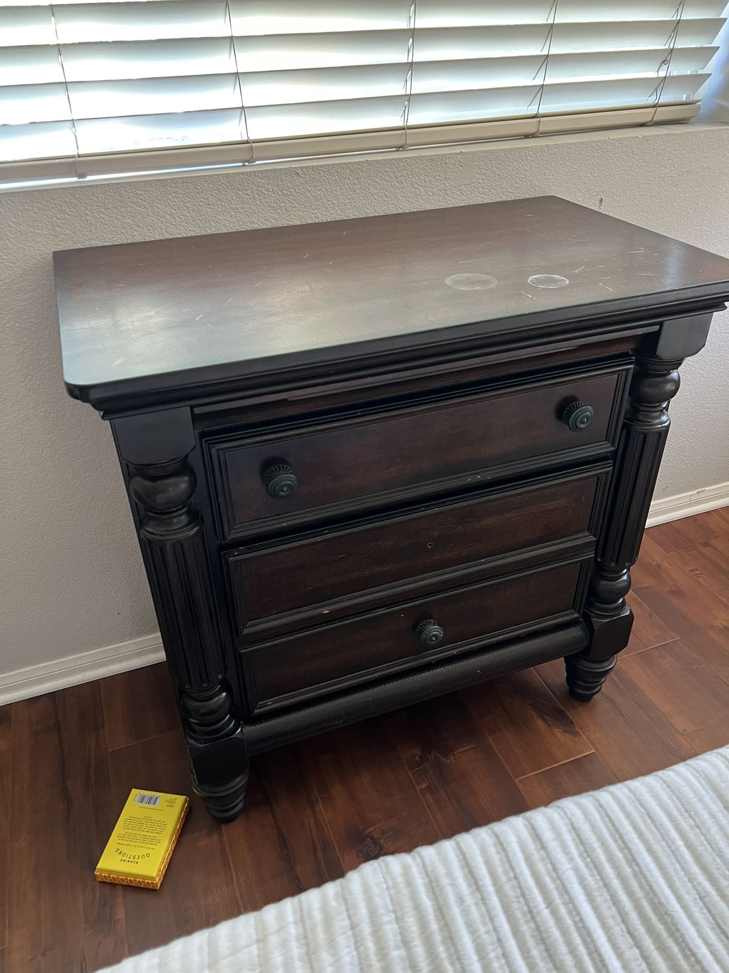 Solid Wood Large End Table