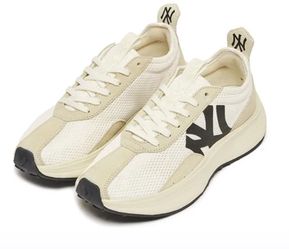 MLB Chunky Jogger Seamball Yankees 'Beige Black' SNEAKER