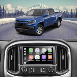 Chevrolet Colorado LT/Z71/ZR2 8 Inch Touch Screen Protector Anti-Fingerprint 9H Hardness Tempered Glass Car Accessories (Not for 2018-2022 Colorado Ba