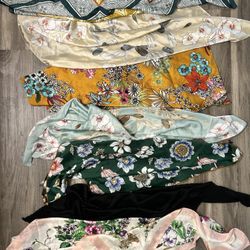 7 Silky Neck/head Scarfs 