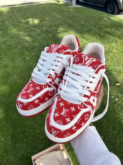 Louis Vuitton Red Monogram Shoes