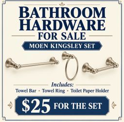 Moen Kingsley Bathroom Hardware Set
