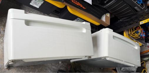 Washer Dryer Pedestal Pair White