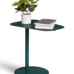 Safco Single Leg End Table Green