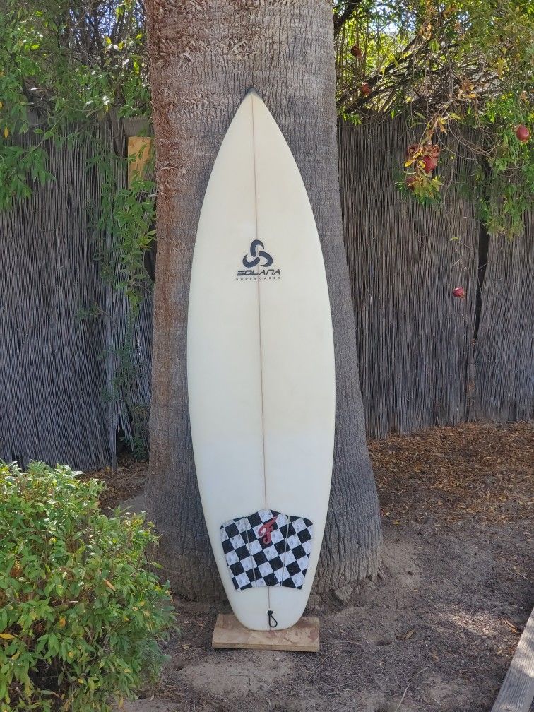 SOLANA 6.0 TRI FIN SURFBOARD GREAT CONDITION 