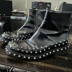 PRADA Studded Chelsea Boots