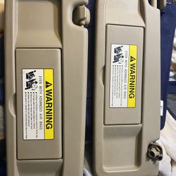Tan Honda Civic Sunvisors 2006-2011