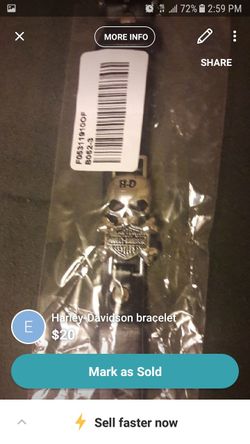 Harley Davidson motorcycle bracelet