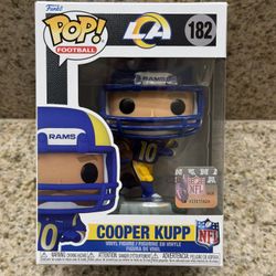 Cooper Kupp Funko Pop NFL Football LA Rams Vinyl Toy Figurine Figure 182