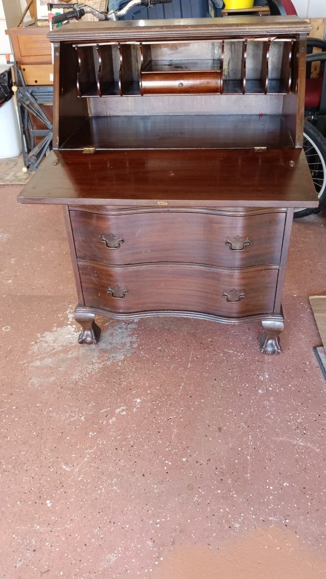 Antique 1940's Secretary Desk- Family Heirloom