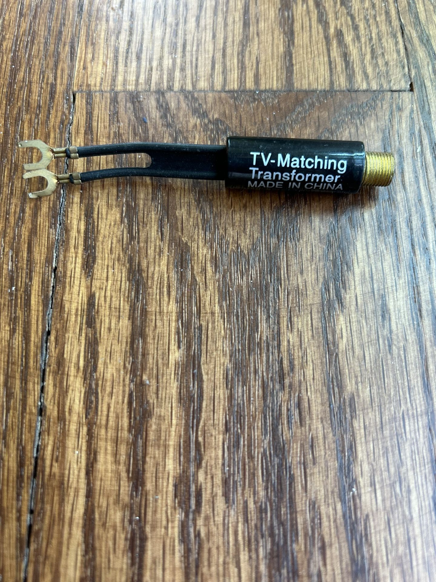 Vtg. TV Matching Transformer, Cable, Twin Lead Connector