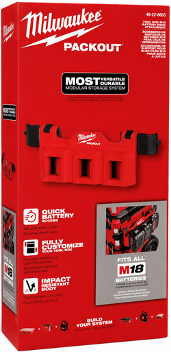 Milwaukee PACKOUT M18 Battery Rack Attachment