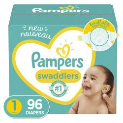 Baby Diapers, Pampers Swaddlers, Size 1 94ct Diapers 