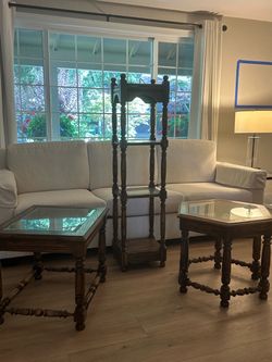 3 Piece group end tables - solid wood