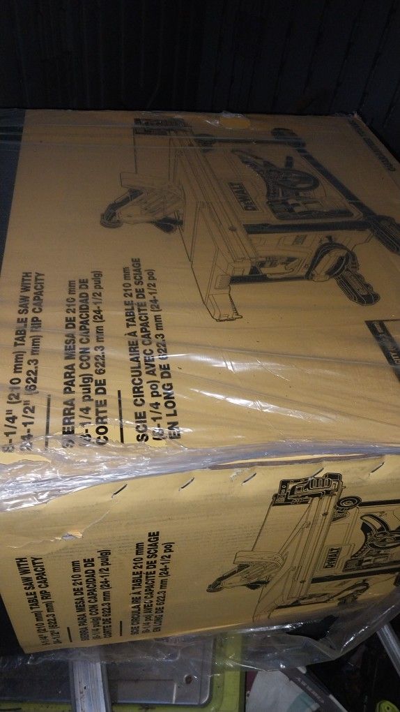 Dewalt Table Saw New