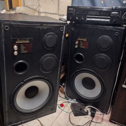 Teac Stereo Receiver Ag-620 With 2 Acoustic Studio Monitor 3122