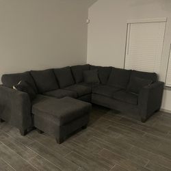 Dark Grey Couch