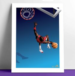 Limited Edition Michael Jordan Poster #45/100