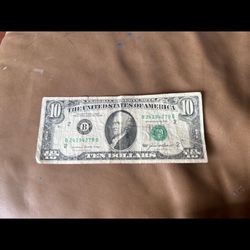 1985 $10 bill
