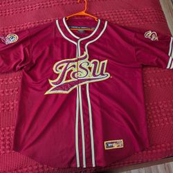 Vintage 90s FSU Baseball Jersey. Size XXL