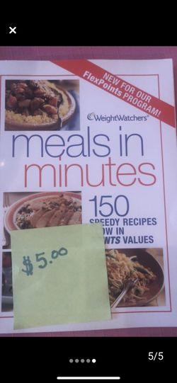 Weight Watchers Cookbook New!Meals In Minutes