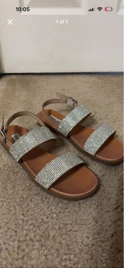 Steve Madden Rhinestone Flat Sandals