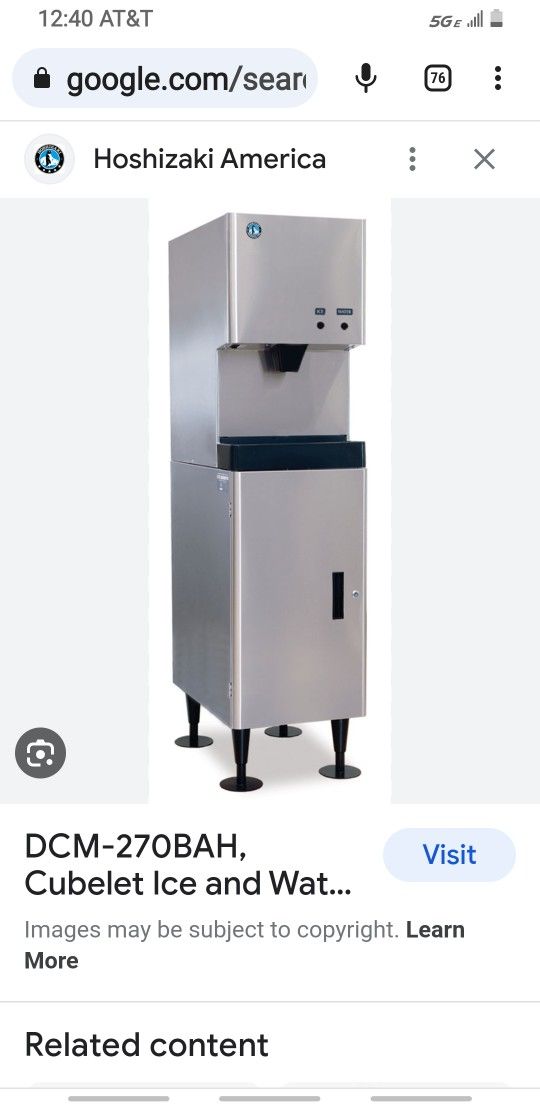 Hoshizaki Ice Machine for Sale in La Quinta, CA OfferUp